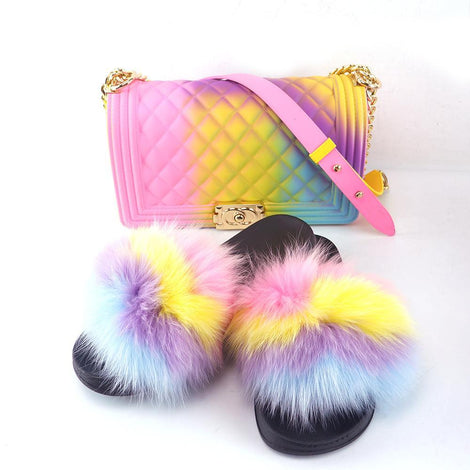 Purse And Slides Combo