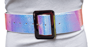 Pink Iridescent Belt - PINKIE POSH APPAREL & ACCESSORIES