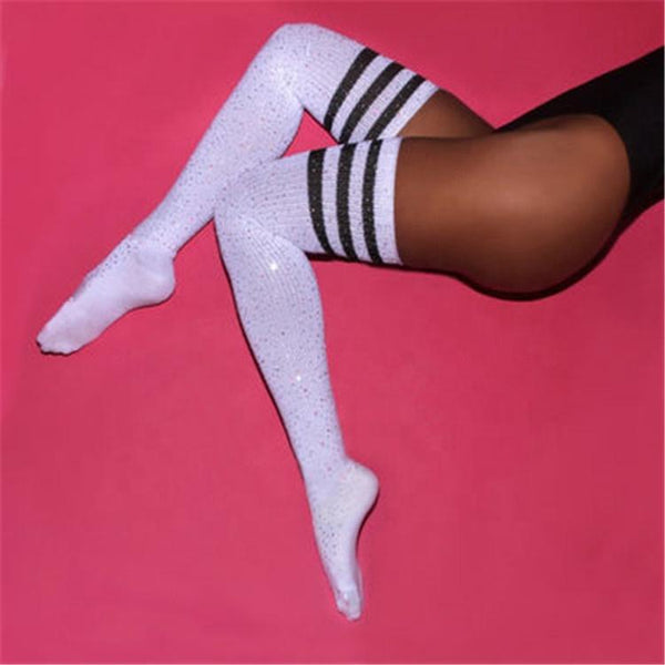 Thigh High Glitter Socks - PINKIE POSH APPAREL & ACCESSORIES