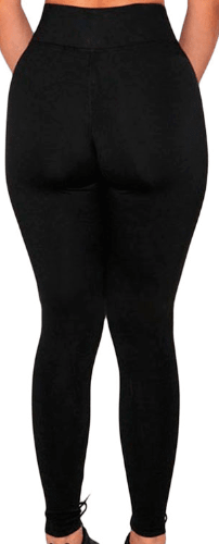 High Waist Mesh Front Tights - PINKIE POSH APPAREL & ACCESSORIES