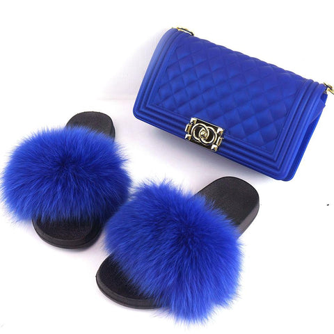 Jelly Girl Purse & Slides Combo - PINKIE POSH APPAREL & ACCESSORIES