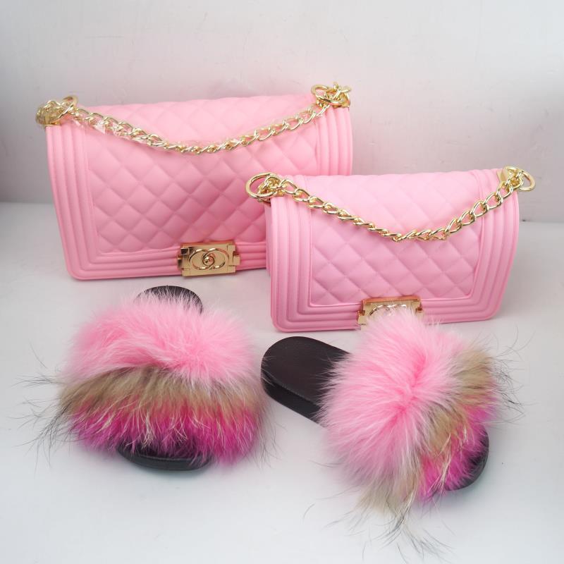 Jelly Girl Purse & Slides Combo - PINKIE POSH APPAREL & ACCESSORIES