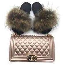 Jelly Girl Purse & Slides Combo - PINKIE POSH APPAREL & ACCESSORIES